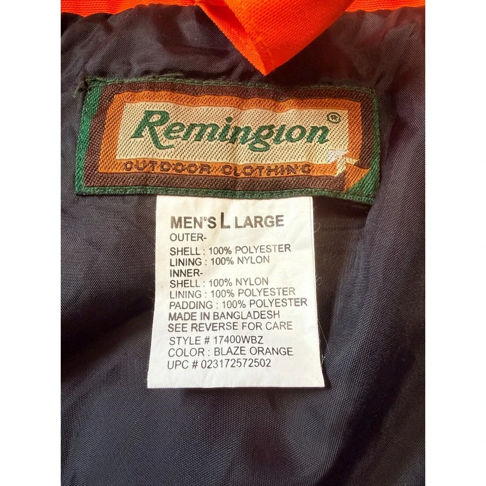 Remington *****clothing measurements